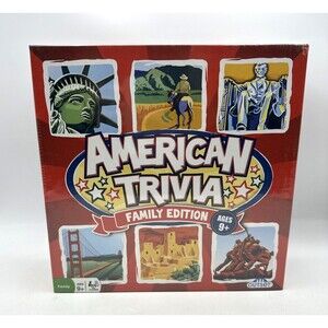 American Trivia Family Edition Board Game NEW SEALED